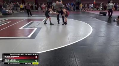 SPW-11 lbs Round 1 - Zane Lemon, Denver Wrestling Club vs Ronin Stenger, Indee Mat Club