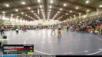 87 lbs Semis & Wb (16 Team) - Christopher Grossman, Team Montana vs Logan Mcnally, Utah Green