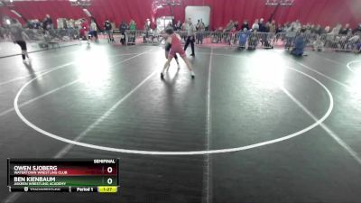 190 lbs Semifinal - Ben Kienbaum, Askren Wrestling Academy vs Owen Sjoberg, Watertown Wrestling Club