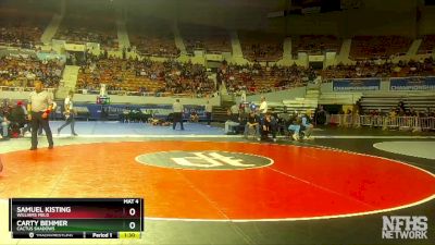 D2-138 lbs Semifinal - Carty Behmer, Cactus Shadows vs Samuel Kisting, Williams Field