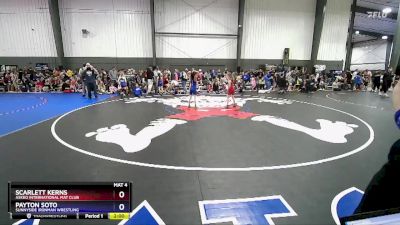 56-61 lbs Semifinal - Scarlett Kerns, Askeo International Mat Club vs Payton Soto, Sunnyside Ironman Wrestling