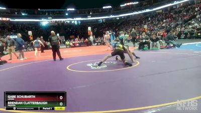 190-2A Quarterfinal - Gabe Schubarth, Limon vs Brendan Clatterbaugh, Meeker