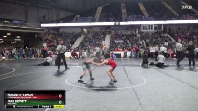 76 lbs 3rd Place Match - Max Hewitt, Mulvane vs Mason Stewart, Tonganoxie Wrestling Club