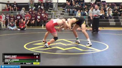 170 lbs Round 1 - Drew Lansing, Wapsie Valley vs Brady Ohrt, South Winneshiek