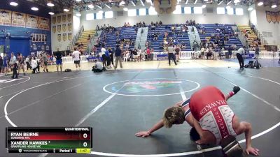 175 lbs Quarterfinal - Ryan Beirne, Sunshine RTC vs Xander Hawkes *, Grappling House WC