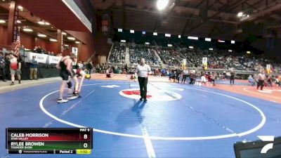 4A-126 lbs Cons. Round 2 - Christian Bailey, Thunder Basin vs Hunter Boss, Jackson Hole