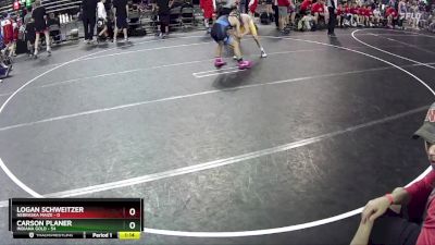 105 lbs Round 2 (6 Team) - Carson Planer, Indiana Gold vs Logan Schweitzer, Nebraska Maize