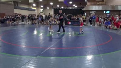 31 kg Quarters - Chase Smith, Higher Calling Wrestling Club vs Ryker Rollans, Gold Rush Wrestling