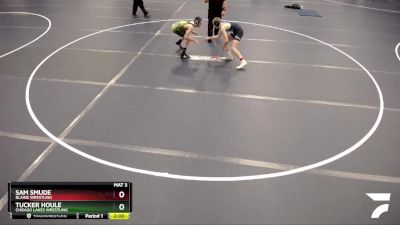 119 lbs Cons. Round 2 - Sam Smude, Blaine Wrestling vs Tucker Houle, Chisago Lakes Wrestling