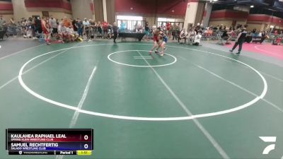 92 lbs Round 1 - Kaulahea Raphael Leal, Spring Klein Wrestling Club vs Samuel Rechtfertig, Salado Wrestling Club