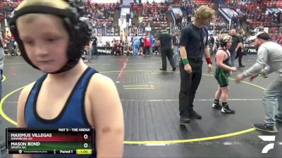 3rd Place Match - Maximus Villegas, Downriver WC vs Mason Bond, Sparta WC