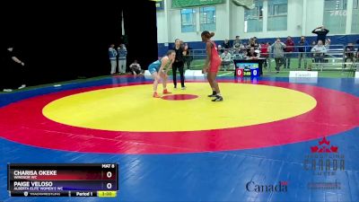 69kg Quarterfinal - Charisa Okeke, Windsor WC vs Paige Veloso, Alberta Elite Women`s WC