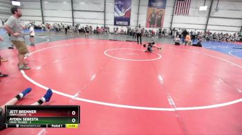 64 lbs Rd# 4- 2:00pm Friday Final Pool - Ayden Sebesta, Crass Trained vs Jett Brenner, Terps Xtreme