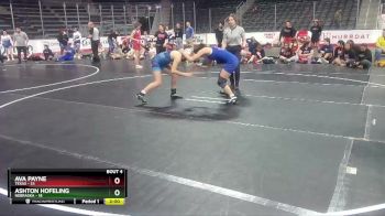 W 122 lbs Round 2 (4 Team) - Ava Payne, Texas vs Ashton Hofeling, Nebraska