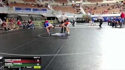 D2-120 lbs Champ. Round 1 - Gabriel Ramirez, Canyon View vs Sammy Escobar, Thunderbird