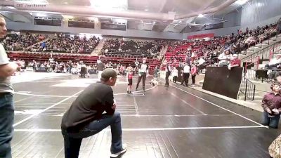 46 lbs Consi Of 8 #1 - Bryker Smith, Tahlequah Wrestling Club vs Dugan Allen, Barnsdall Youth Wrestling