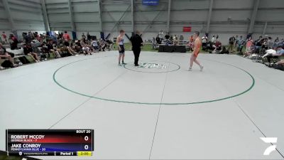 195 lbs Semis & 3rd Wb (16 Team) - Robert McCoy, Georgia BLACK vs Jake Conroy, Pennsylvania Blue