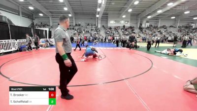 195 lbs Semifinal - Tomas Brooker, NC vs Toby Schoffstall, VA