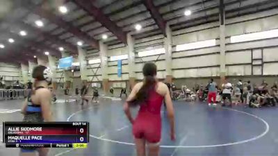 106 lbs Cross Bracket (8 Team) - Sasha Williams, Oklahoma vs Kaelyn Alleman, Utah 1