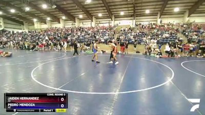 132 lbs Cons. Round 3 - Jaiden Hernandez, AZ vs Pedro Mendoza, AZ