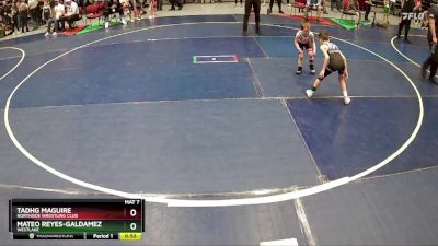 45 lbs Quarterfinal - Tadhg Maguire, Northside Wrestling Club vs Mateo Reyes-Galdamez, WESTLAKE