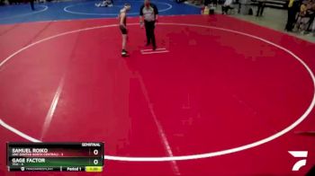 105 lbs Semis & 1st Wrestleback (8 Team) - Tucker Skluzacek, TCU vs Carter Ahrendt, UNC (United North Central)