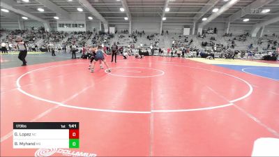 170 lbs Round Of 32 - Gavin Lopez, NC vs Brandon Myhand, MS