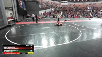 78 lbs Cons. Semi - Joey Zinuticz, Askren Wrestling Academy vs Trajan Bourget, Bloomer Colfax