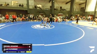 120 lbs Quarterfinal - Michael Schliewe, CA vs Elijah Almarinez, CA