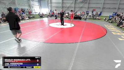 160 lbs Round 1 (8 Team) - Bradley Rodriguez-Little, Minnesota Blue vs Cael Weidemoyer, Pennsylvania Blue