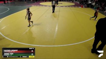 75 lbs Semis & 1st Wrestleback (8 Team) - Hayden Hiebert, LPGE/B Wolves vs Derek Fier, Minneota