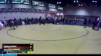 114 lbs Round 9 (10 Team) - Jensis Sanders, CLWC / IWC vs Kalliscya Gardner, Peg Leg Legion