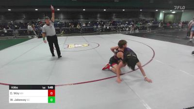 113 lbs Consi Of 64 #2 - Dominic Way, WV vs William Jakeway, SC