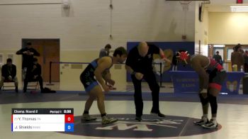 74 lbs Champ. Round 2 - Yahya Thomas, TMWC/ NJRTC vs Joshua Shields, Sunkist Kids Wrestling Club