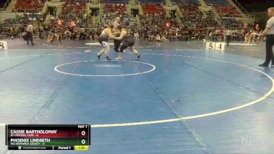 190 lbs Semis & 1st Wrestleback (8 Team) - Cassie Bartholomay, E1-Central Cass vs Phoenix Lindseth, W2-Bismarck Legacy