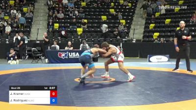 61 kg Quarterfinal - Josh Kramer, Sunkist Kids Wrestling Club vs Joshua Rodriguez, NLWC/TMWC