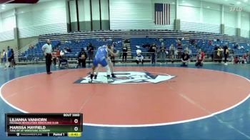 108 lbs Cons. Round 2 - Lilianna VanHorn, Michigan Revolution Wrestling Club vs Marissa Mayfield, Toss Em Up Wrestling Academy