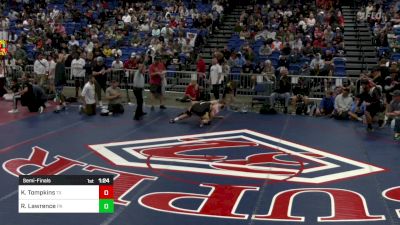 190 lbs Semifinal - Karson Tompkins, TX vs Rune Lawrence, PA