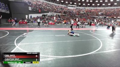 90 lbs Champ. Round 1 - Christian Solt, Askren Wrestling Academy vs Carl Matz, Luxemburg-Casco