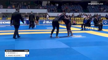 TAMMY M GRIEGO vs KENDALL MARIE REUSING 2019 World IBJJF Jiu-Jitsu No-Gi Championship