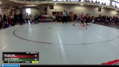 120 lbs Cons. Round 3 - Dylan Ogg, Jet Wrestling Club vs Isaiah Buikema, Rick Larsen Wrestling Club