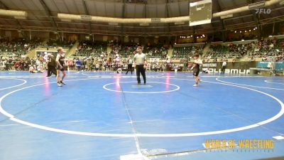 92 lbs Round Of 16 - Leighton McCrady, Sebolt Wrestling Academy vs Peyton Boston, Van Buren Matdawgs