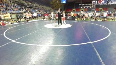 100 lbs Cons 16 #2 - Liam Collins, Minnesota vs Peyton Hubbard, New York