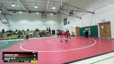 165 lbs 3rd Place Match - Edgar Silva, Palomar vs Armando Vega, Bakersfield College