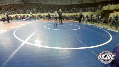 61 lbs Consi Of 8 #1 - Ayden Rodden, Hilldale Youth Wrestling Club vs Kaedyn Gerken, Chandler Takedown Club