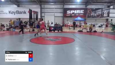 87 kg Quarterfinal - Connor Collins, Blugold Wrestling Club vs Ryan Patterson, Colorado