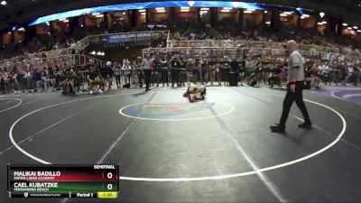 138 1A Semifinal - Cael Kubatzke, Fernandina Beach vs Malikai Badillo, Mater Lakes Academy