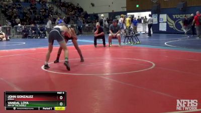 145 lbs Champ. Round 1 - Vandal Loya, Rim Of The World vs John Gonzalez, Ayala