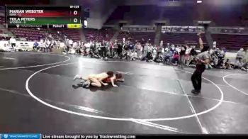 W-124 lbs 2nd Wrestleback (16 Team) - Teila Peters, Wyoming vs Mariah Webster, Iowa