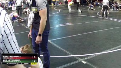 85 lbs Cons. Round 4 - Reid Meysenburg, Bennington Wrestling Club vs Christian Thomas, Nebraska Boyz